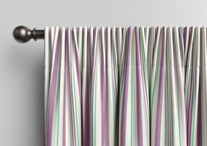 The British Stripe Co. George, Blackpool No.1 - Made to Measure Curtains - Image 9
